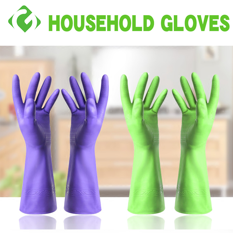 Dish Glove Rubber - Household Gloves Durable Water-proof Rubber Cleaning