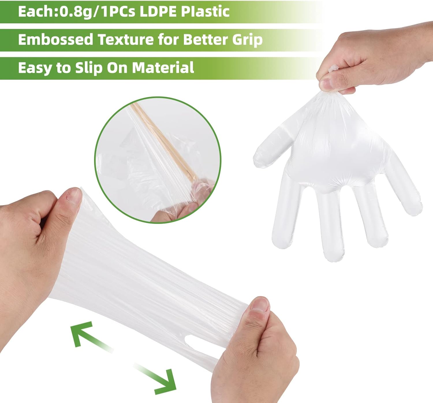 100 Pcs Plastic Disposable Glo – Rubber Glove Cleaning Bewertung und Preis