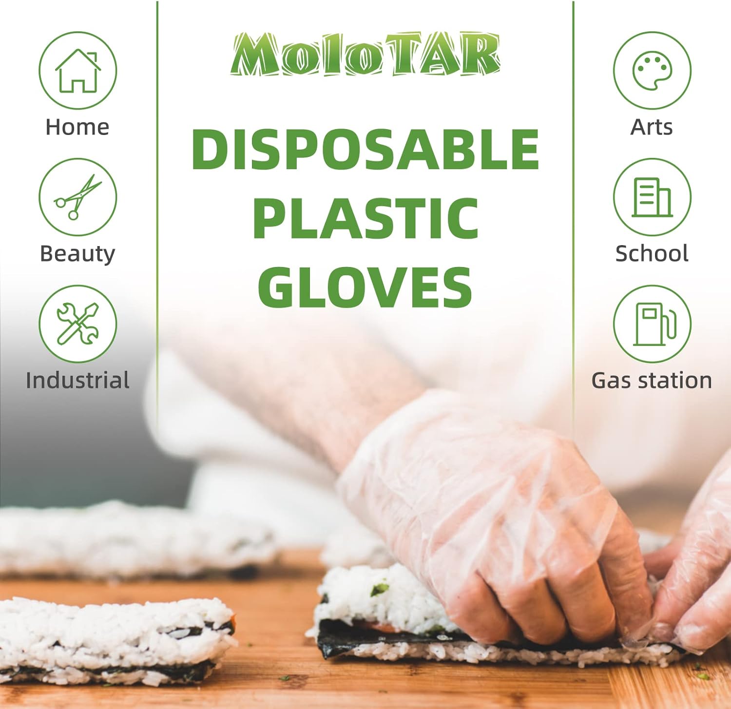 100 Pcs Plastic Disposable Glo – Rubber Glove Cleaning Bewertung und Preis