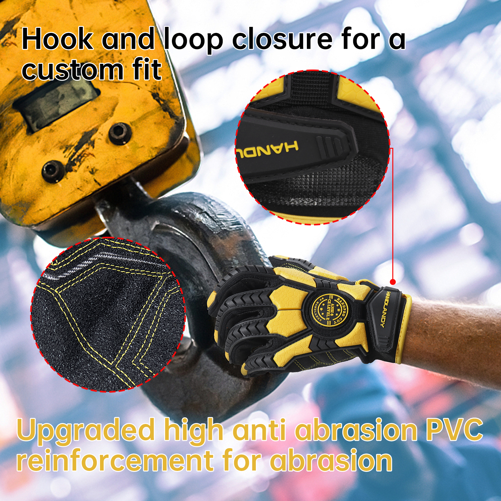 Heavy Duty Work Gloves, Cut 6  – Work Glove Impact Bewertung und Preis
