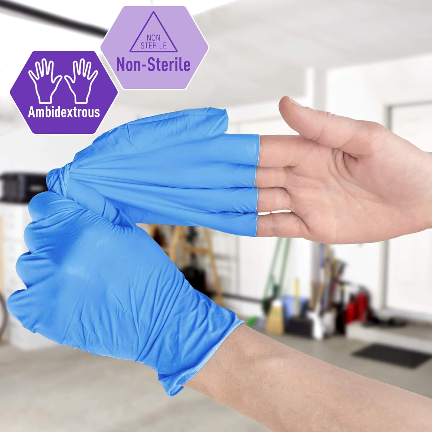 Nitrile/Vinyl Blend Exam Glove – Latex Disposable Glove Bewertung und Preis