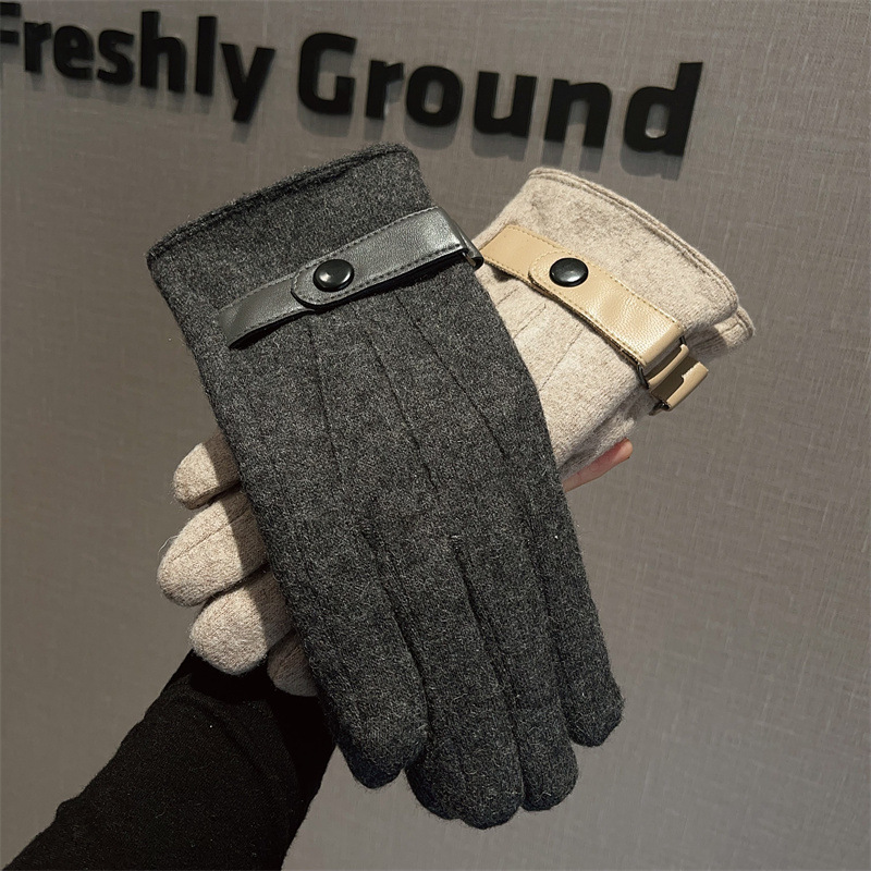 Gloves Men Wool Fleece Lined T – Wool Glove Lined Bewertung und Preis