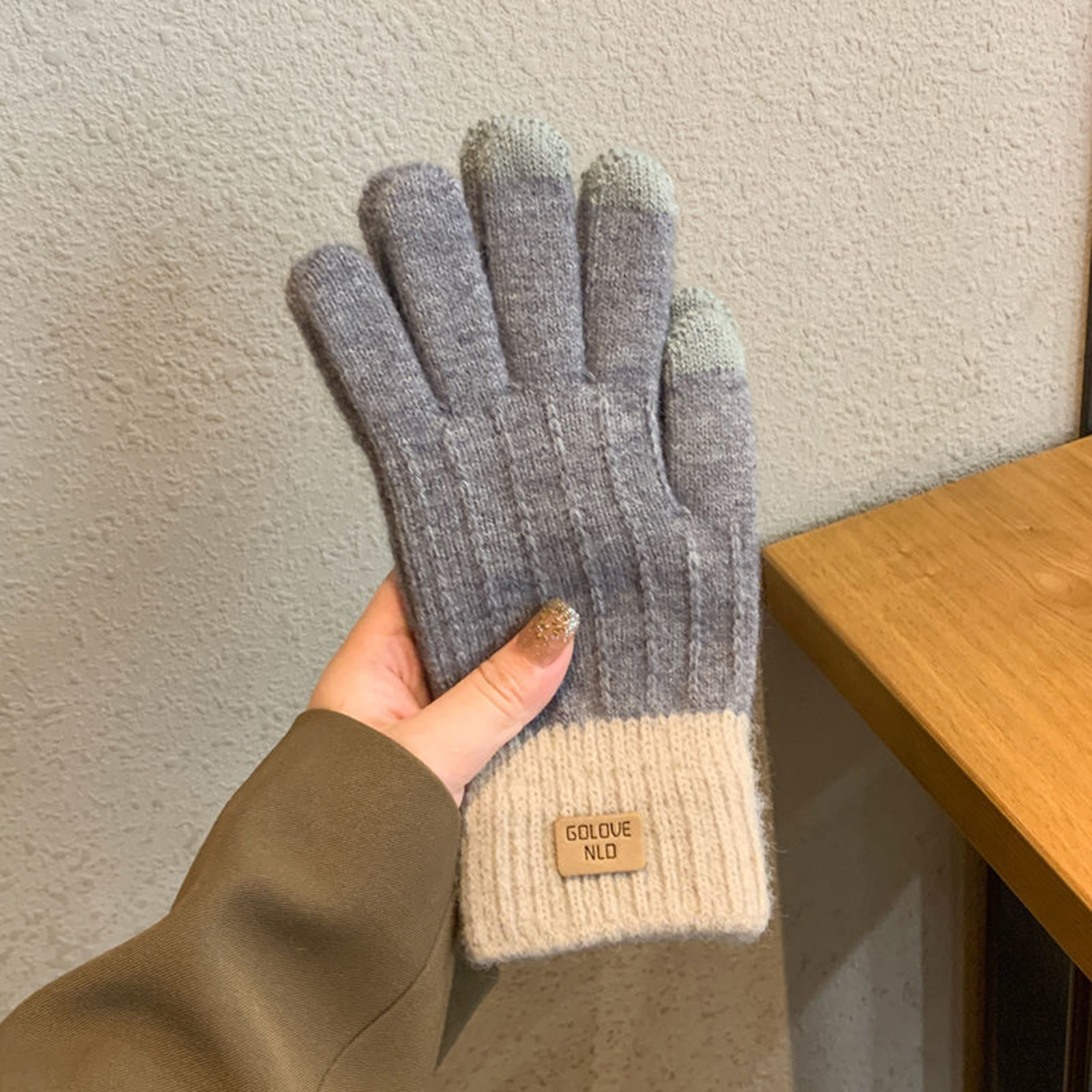 Women's Cable Knit Gloves Warm – Wool Glove Lined Bewertung und Preis