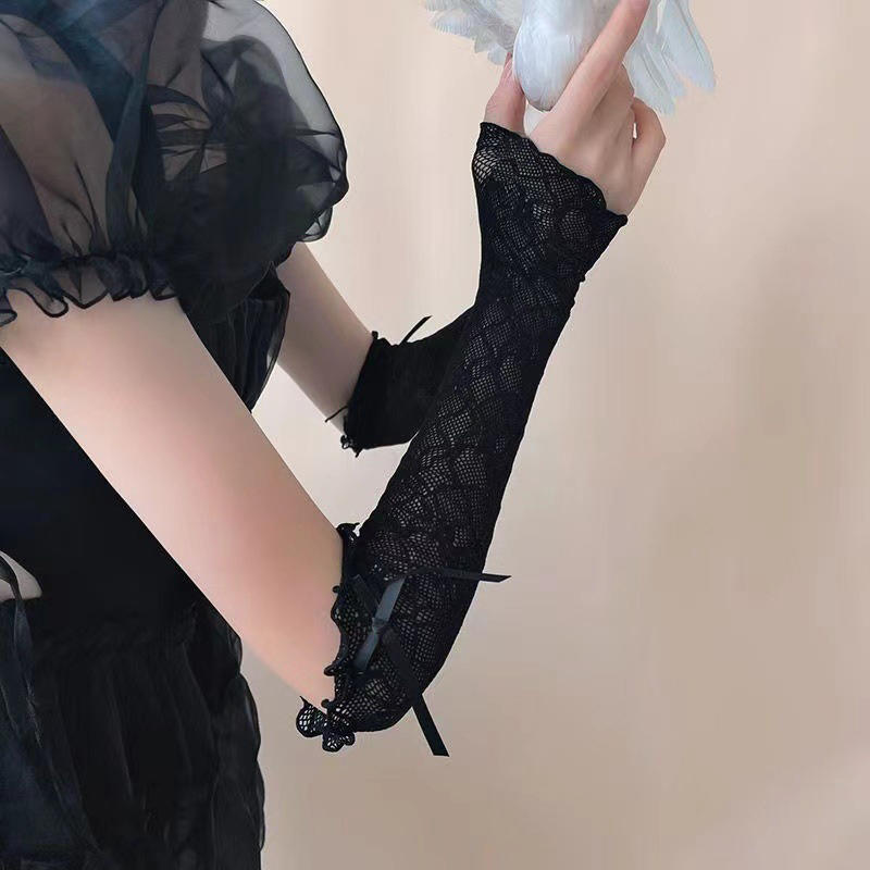 Summer Long Lace Ruffle Mesh F – Fingerless Glove Knit Bewertung und Preis