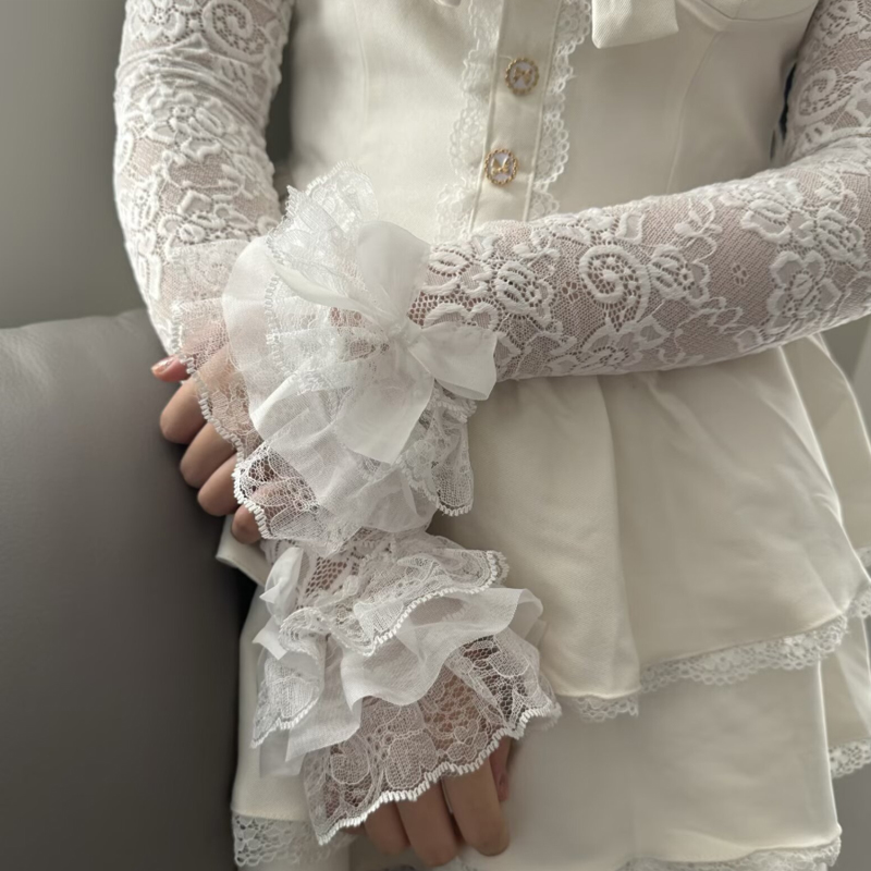 Hollow Out Lace Long Arm Sleev – Fingerless Glove Knit Bewertung und Preis