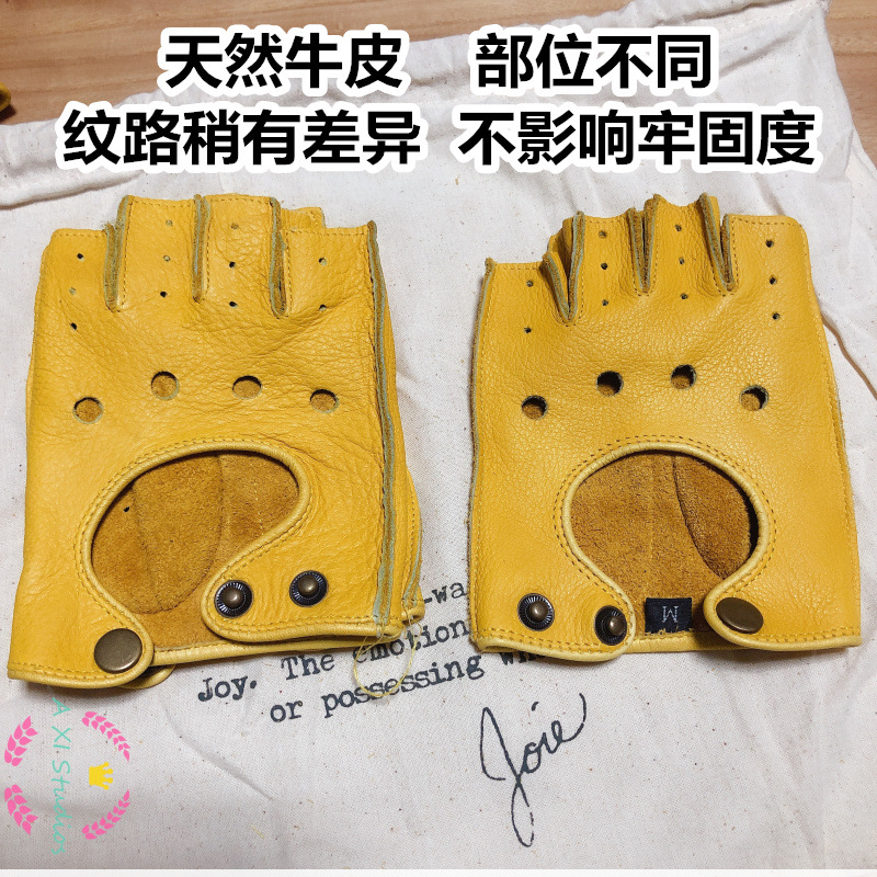 Motorcycle Retro Locomotive Ri – Leather Driving Glove Bewertung und Preis