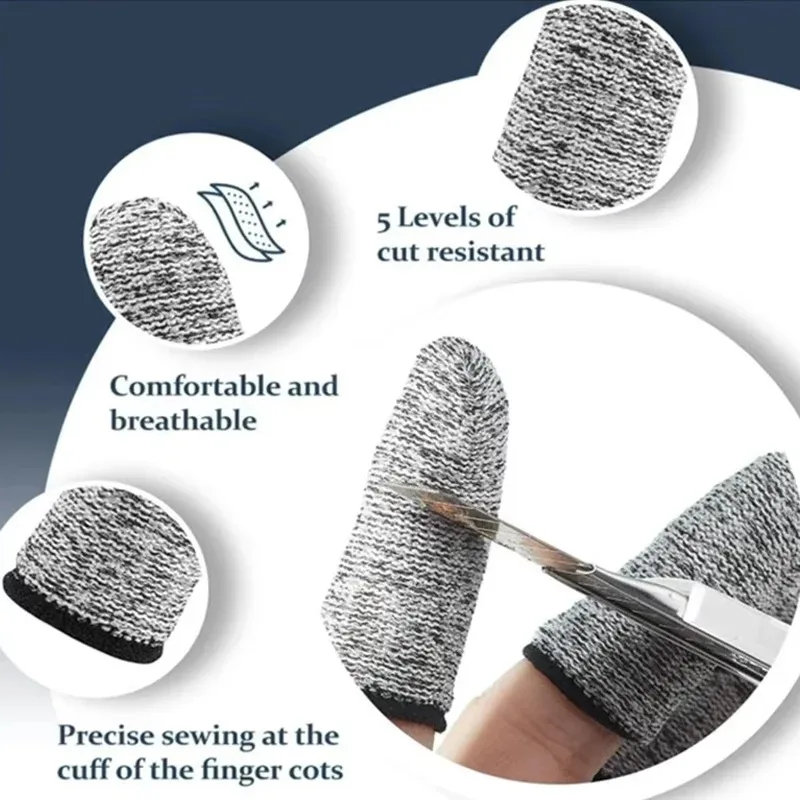 50PCS  Anti-Cut Finger Cots Pr – Cut Resistant Glove Bewertung und Preis