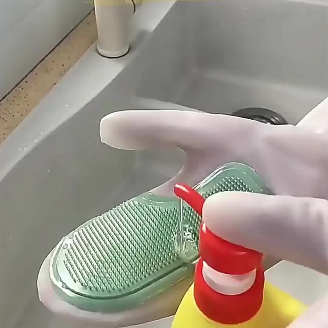 2Pcs Durable Lead-Free Latex D – Rubber Glove Cleaning Bewertung und Preis