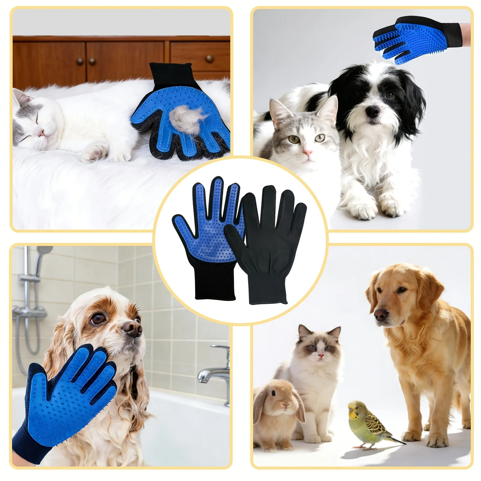 Pet Gloves Cat Grooming Gloves – Rubber Glove Cleaning Bewertung und Preis