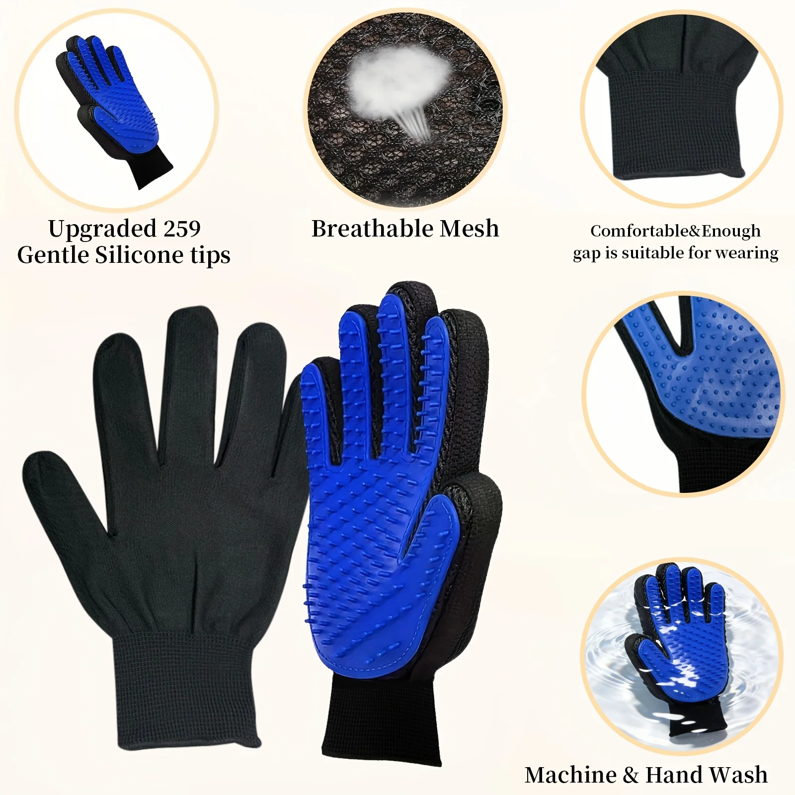 Pet Gloves Cat Grooming Gloves – Rubber Glove Cleaning Bewertung und Preis