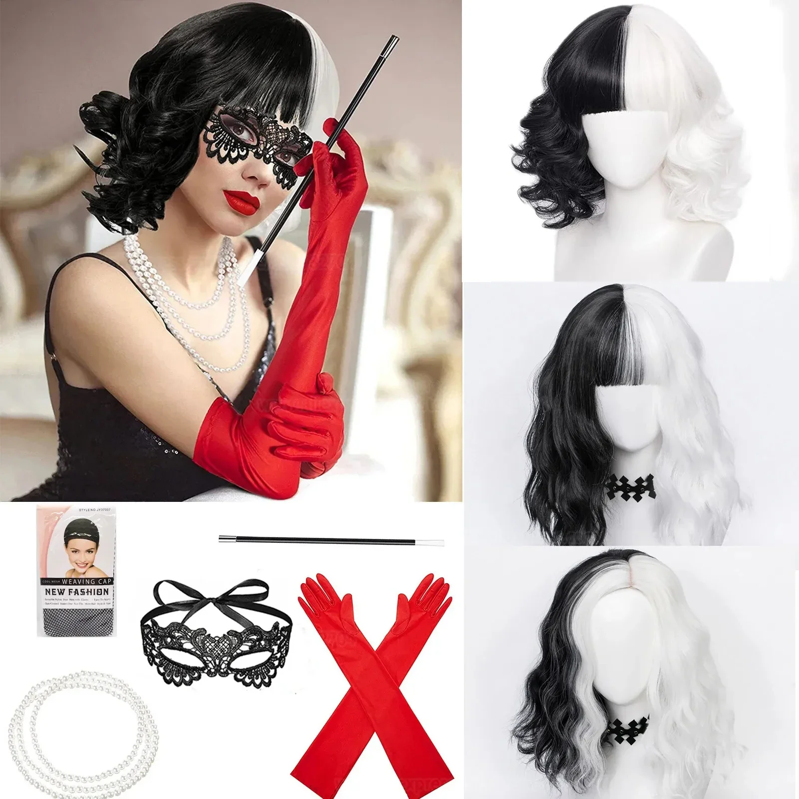 Anime Cruella de Vil Cosplay W – Heat Resistant Glove Bewertung und Preis