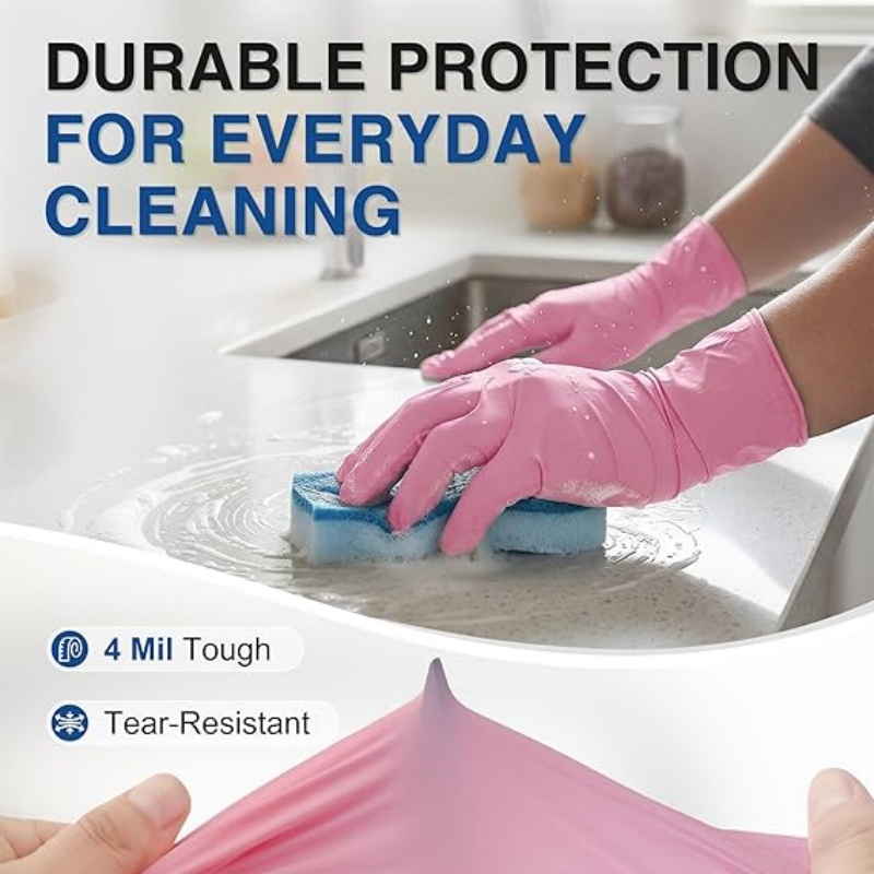Pink Nitrile Disposable Gloves – Latex Disposable Glove Bewertung und Preis