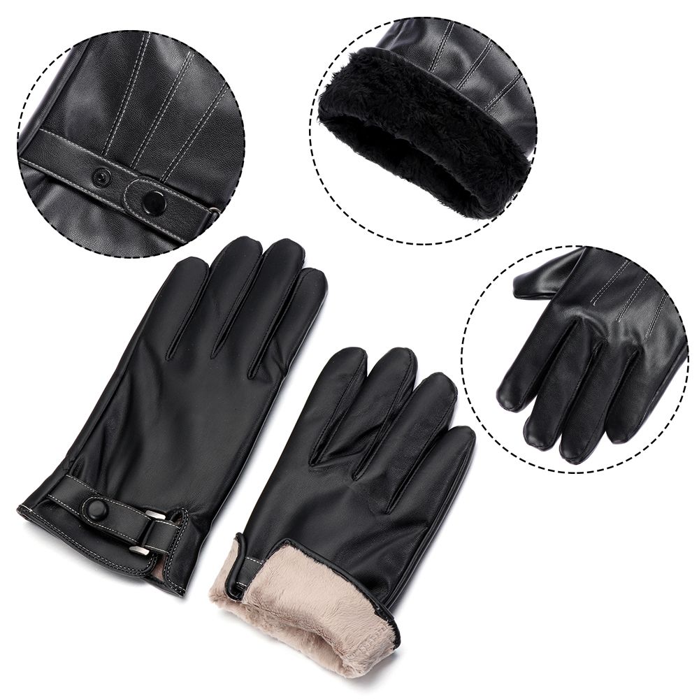Men's Fleece Thermal Leather G – Leather Driving Glove Bewertung und Preis