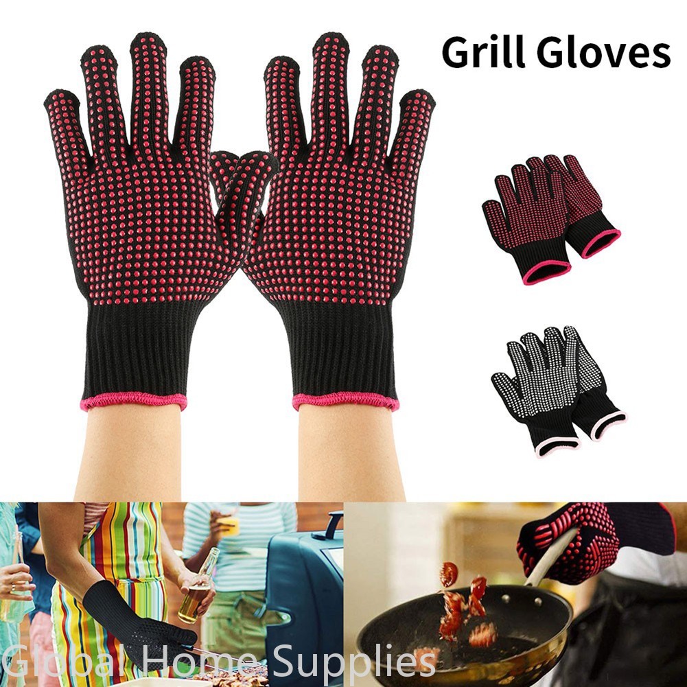 Barbecue Anti-scald Gloves Mic – Oven Mitt Silicone Bewertung und Preis