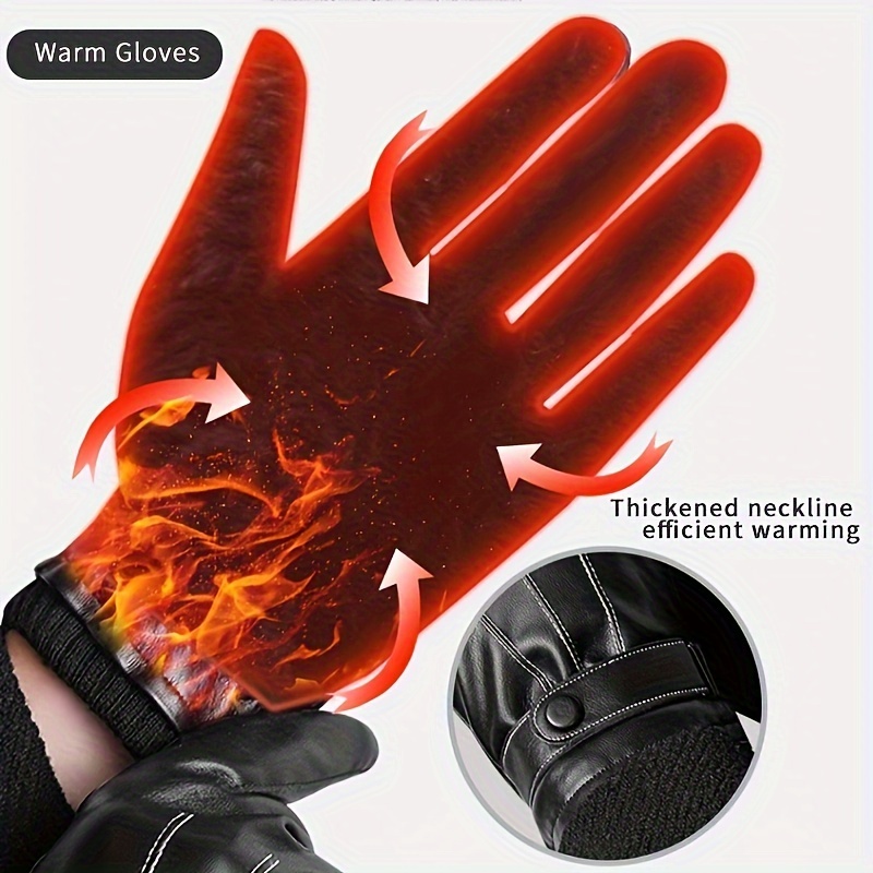 1Pair Winter Gloves Warm Drivi – Leather Driving Glove Bewertung und Preis