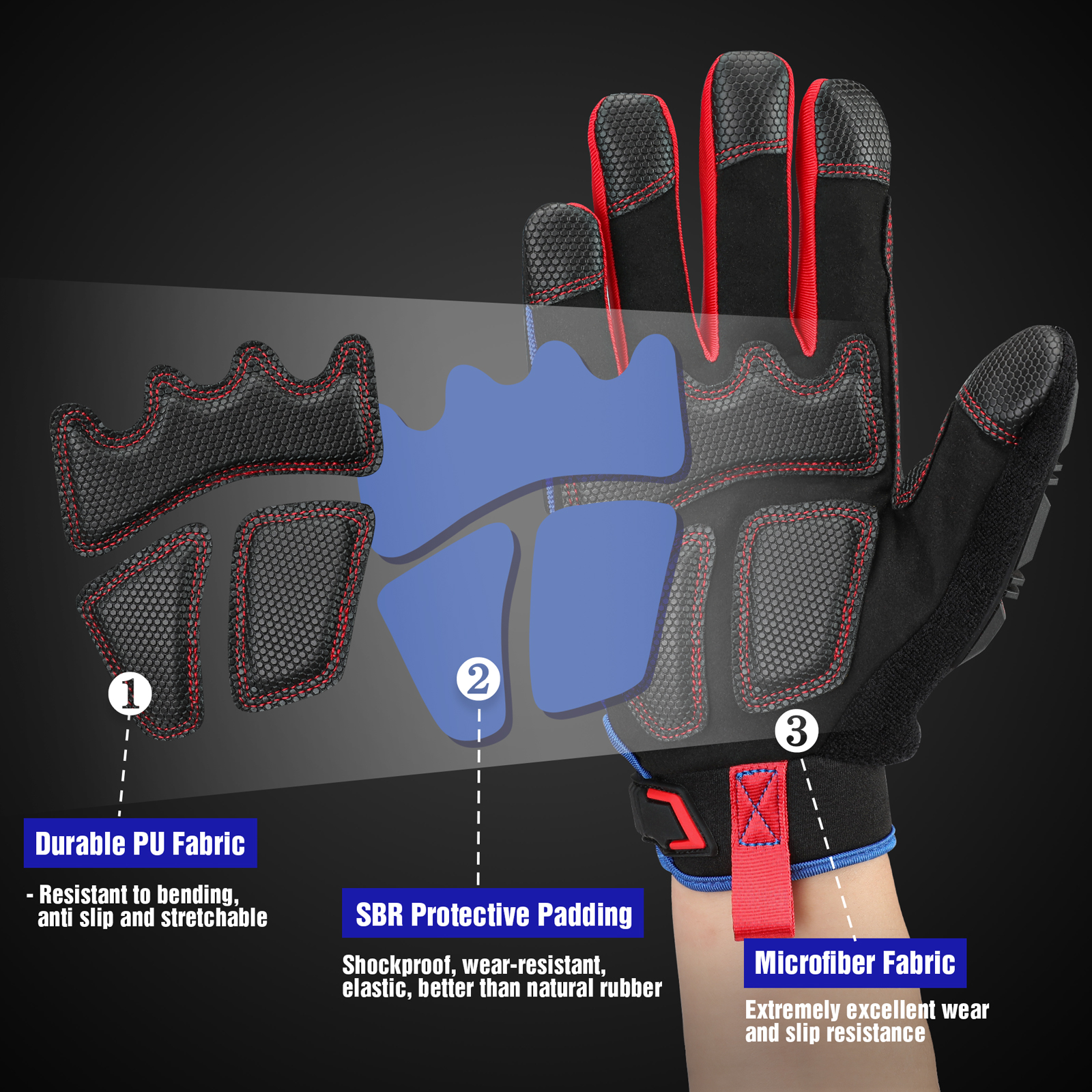 WORKPRO Heavy-duty Work Gloves – Work Glove Impact Bewertung und Preis