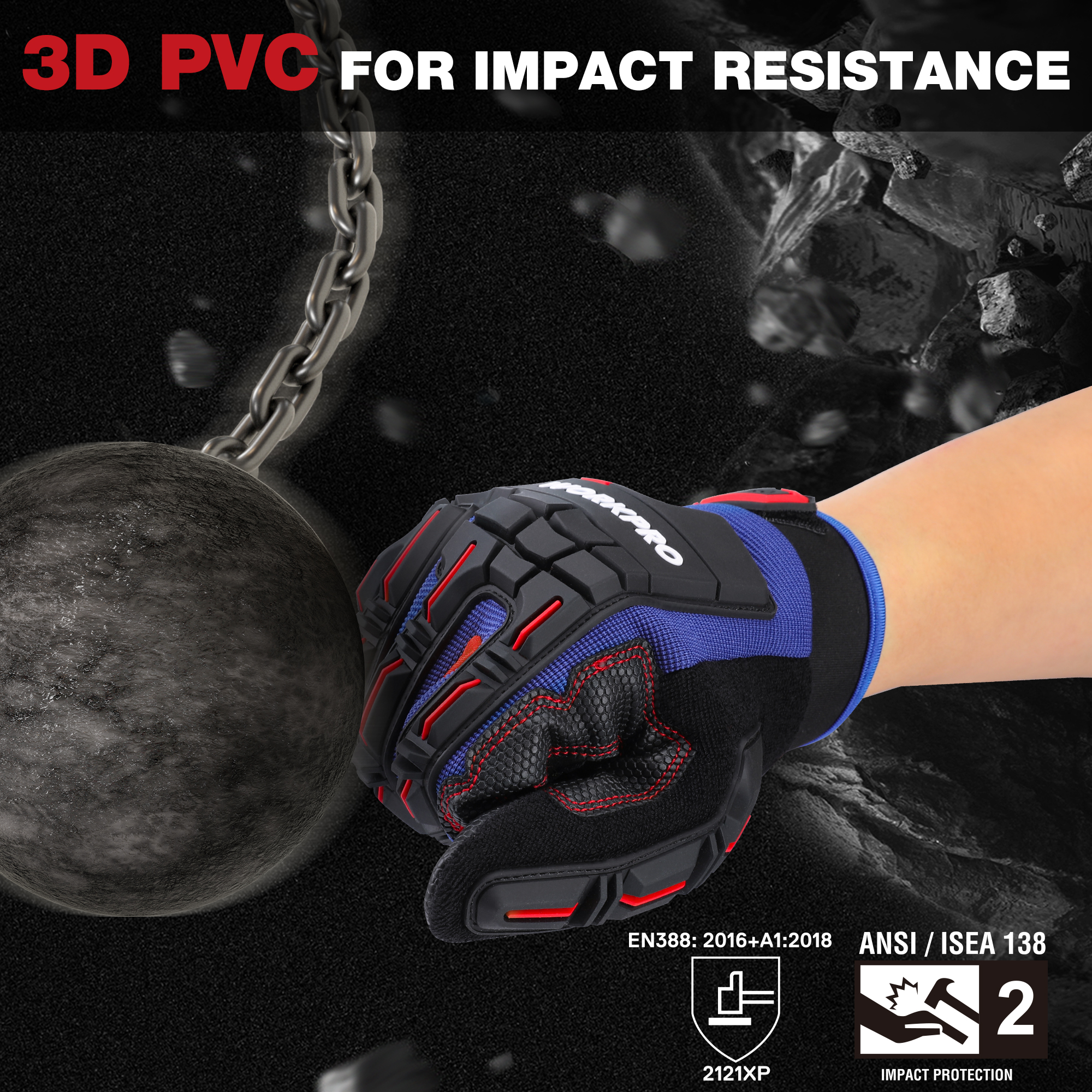 WORKPRO Heavy-duty Work Gloves – Work Glove Impact Bewertung und Preis