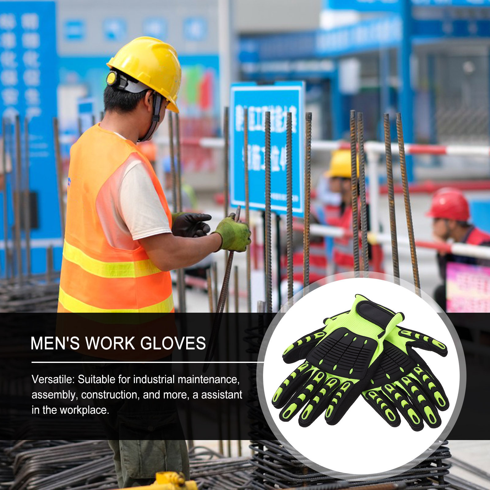 1Pair Heavy Duty Cut Resistant – Work Glove Impact Bewertung und Preis