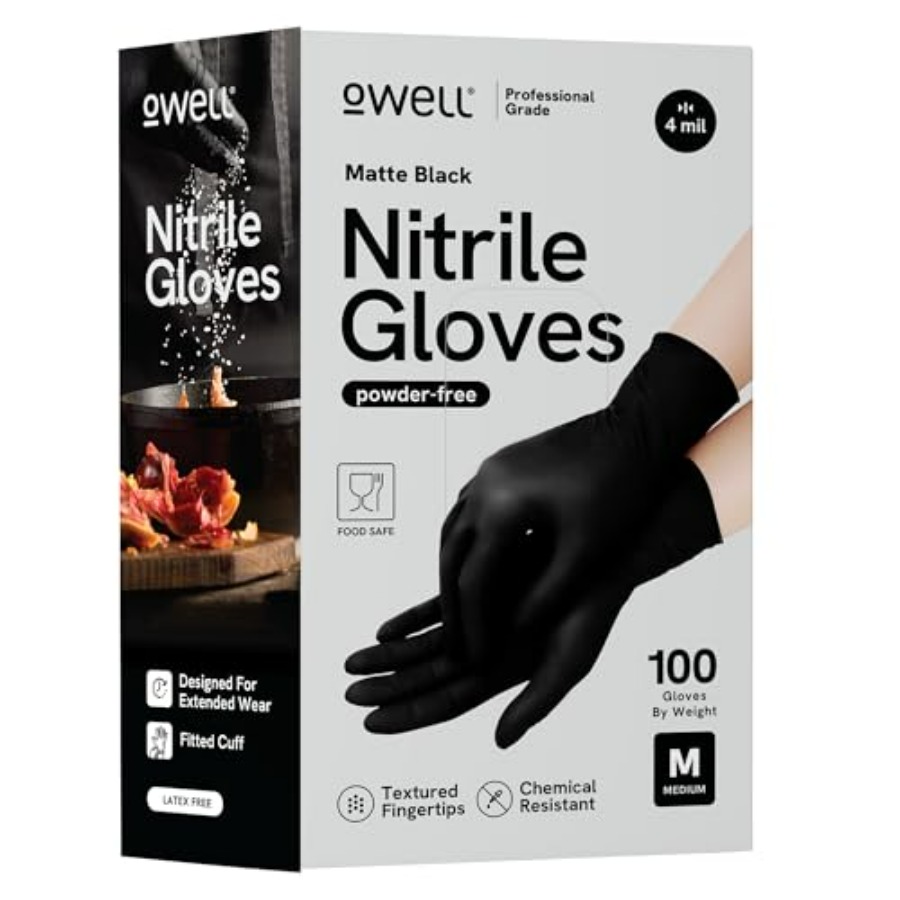 ® Black Nitrile Gloves - 4 Mil – Exam Glove Nitrile Bewertung und Preis