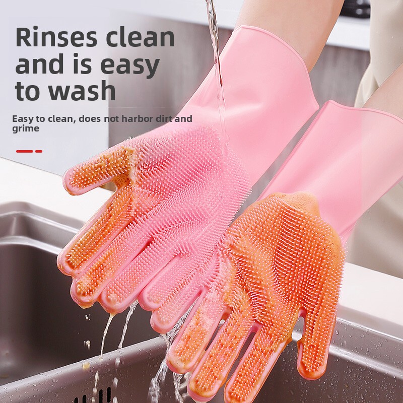 Silicone dishwashing gloves, m – Dish Glove Rubber Bewertung und Preis