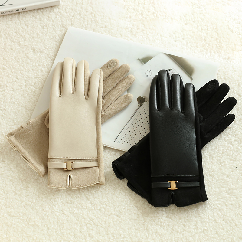 1 Pair of Gloves for Women in  – Leather Driving Glove Bewertung und Preis