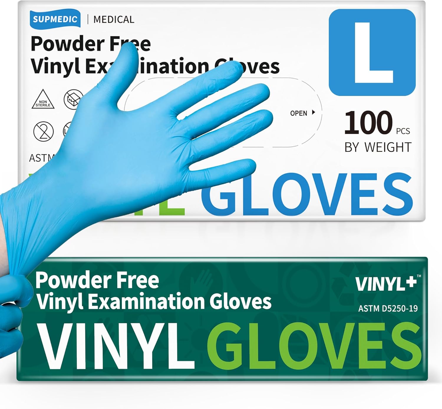 Disposable Vinyl Exam Gloves,  – Latex Disposable Glove Bewertung und Preis
