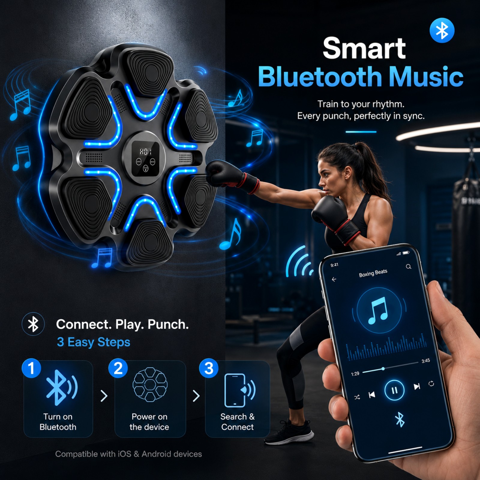 Music Boxing Machine Kids Adul – Workout Glove Gym Bewertung und Preis