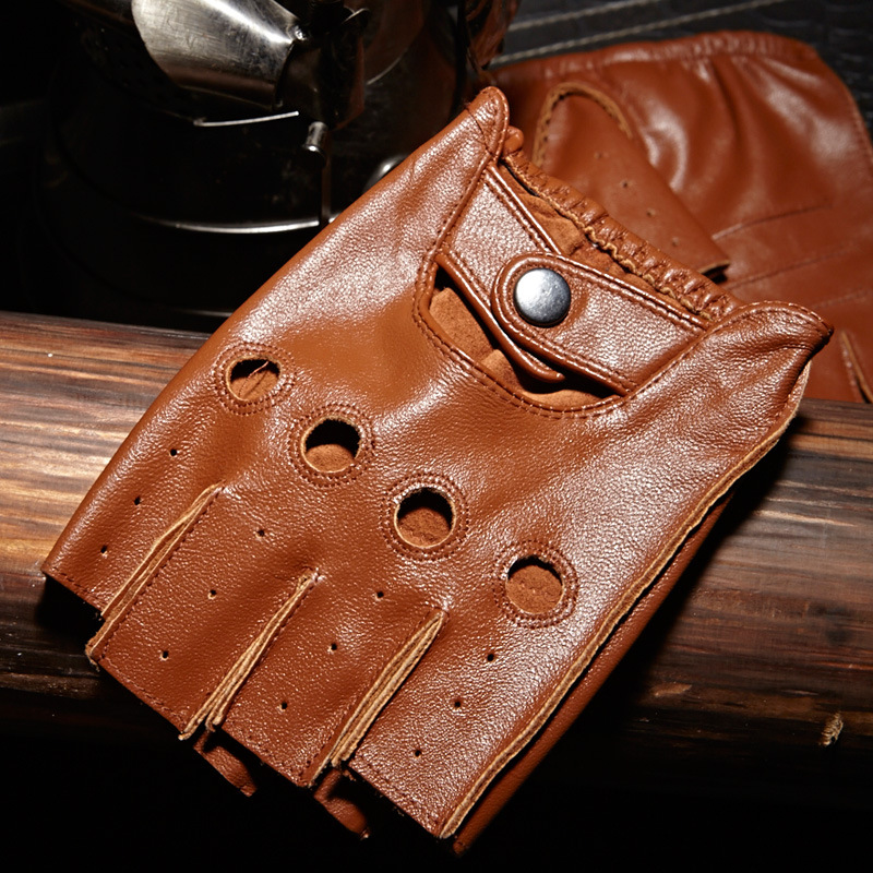 High Quality Man's Half Finger – Leather Driving Glove Bewertung und Preis