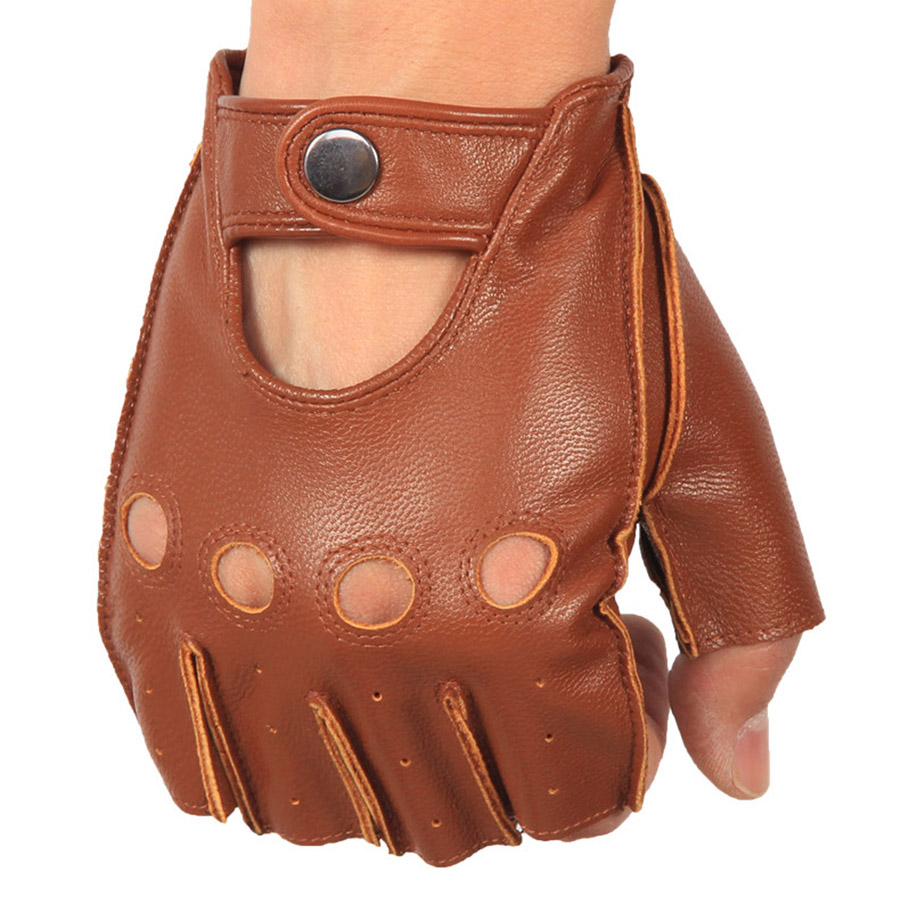High Quality Man's Half Finger – Leather Driving Glove Bewertung und Preis