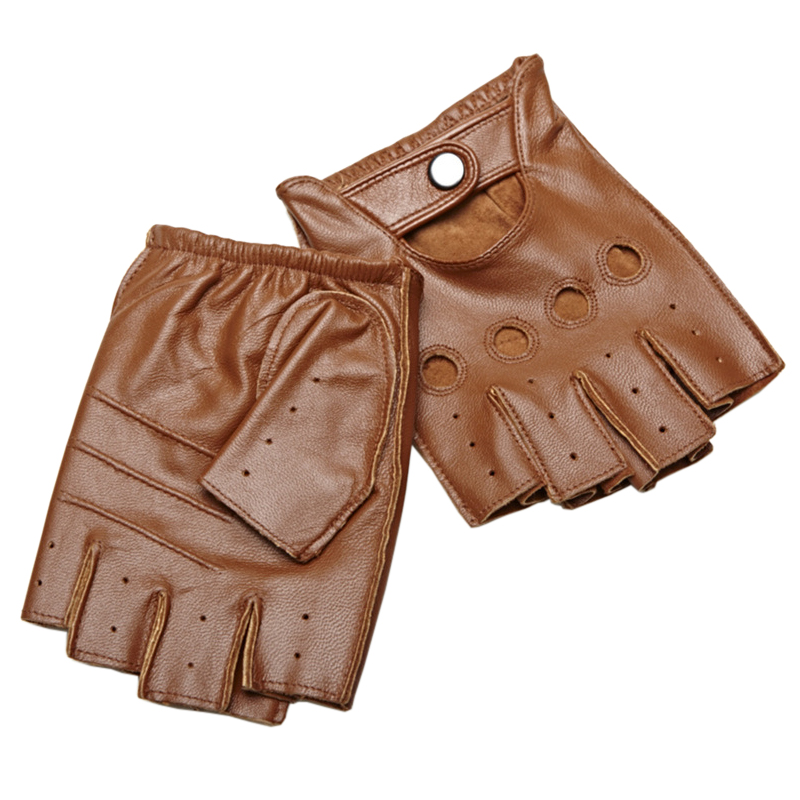 High Quality Man's Half Finger – Leather Driving Glove Bewertung und Preis