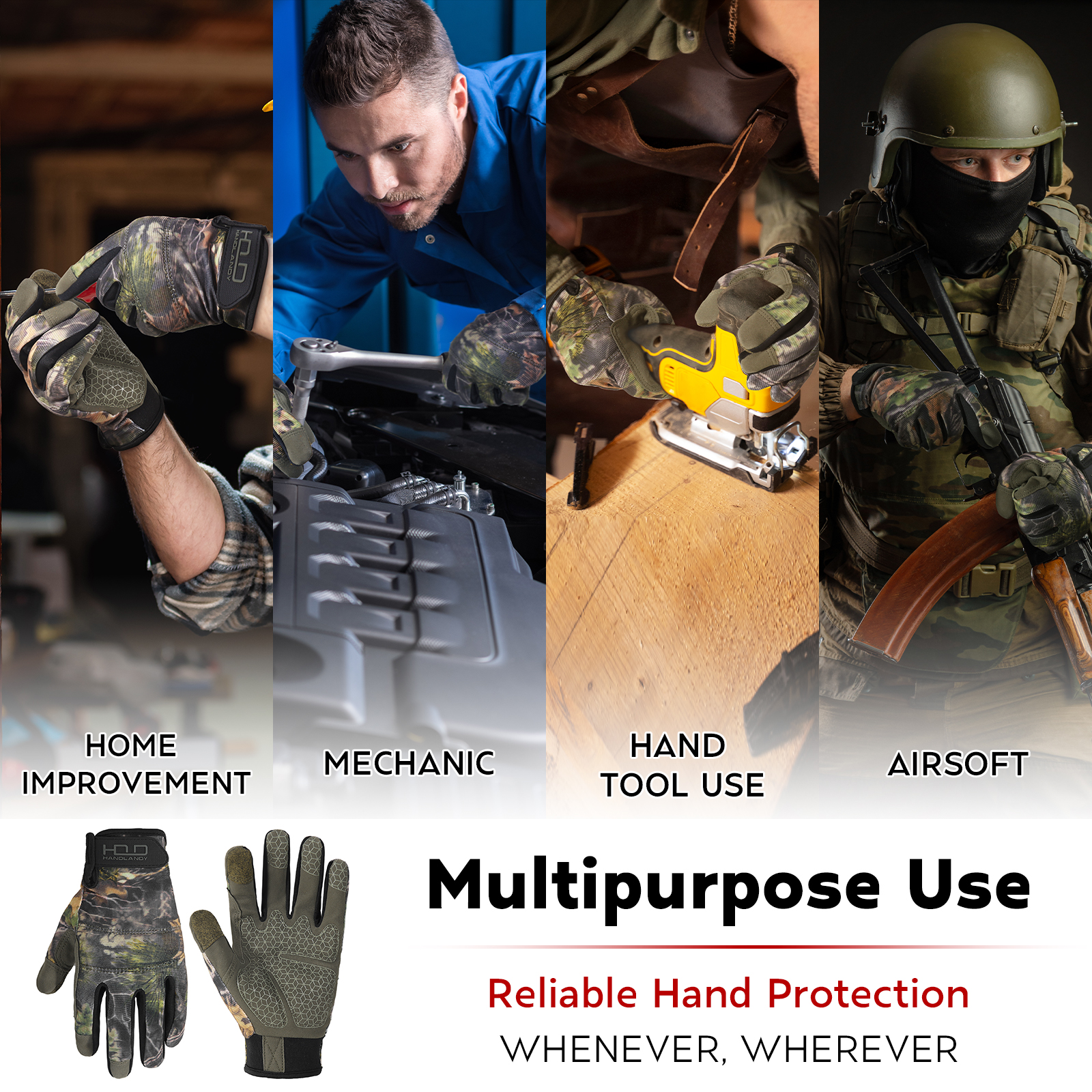 Handlandy Stock Full Finger Ca – Work Glove Impact Bewertung und Preis