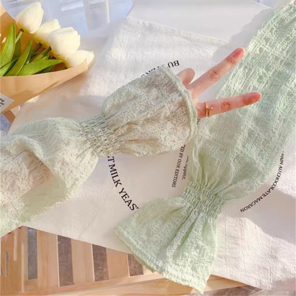 Summer Outdoor Lace Mesh Sun P – Fingerless Glove Knit Bewertung und Preis