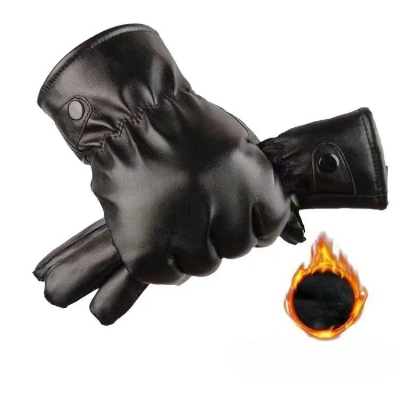 Winter Fashion Black PU Leathe – Leather Driving Glove Bewertung und Preis