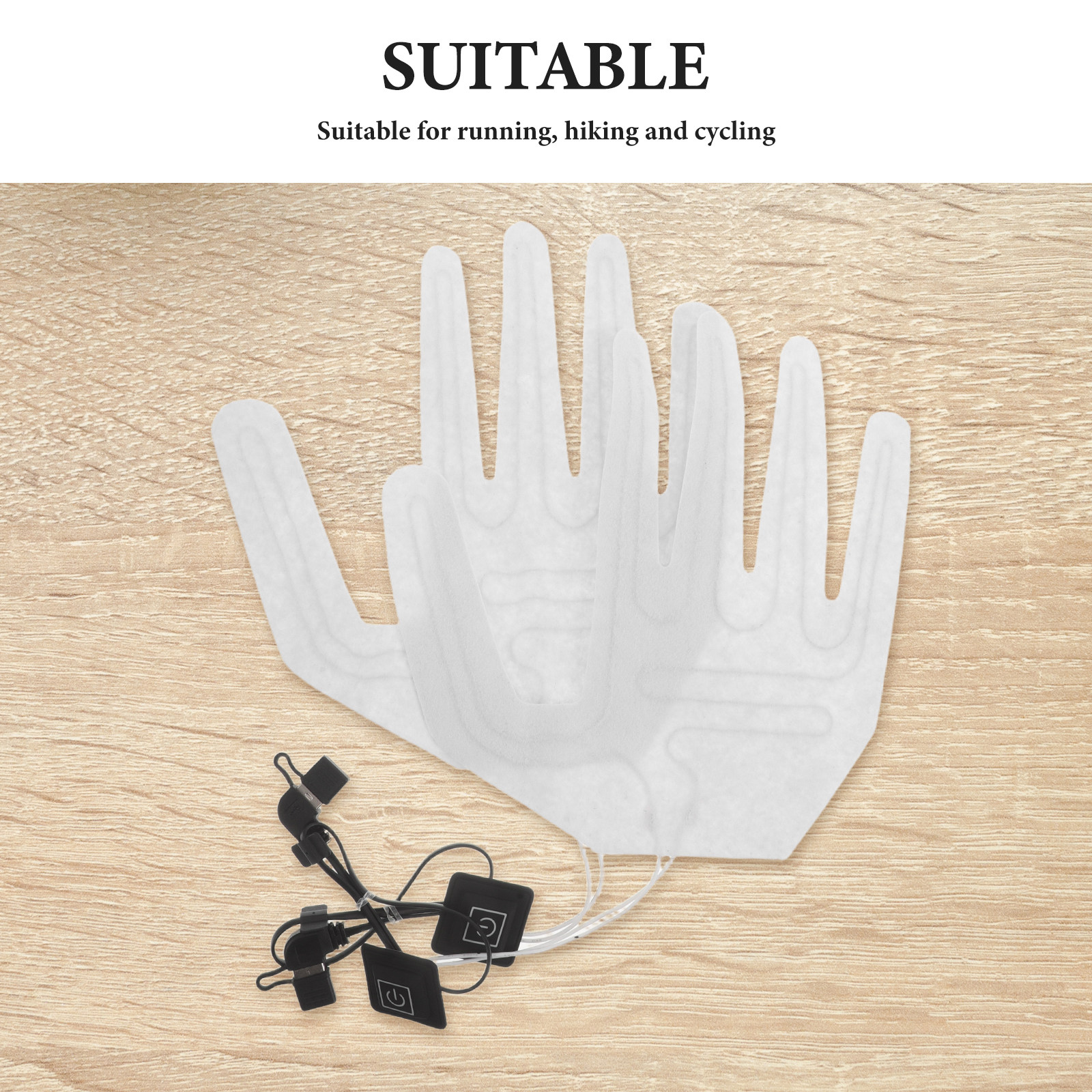 2Pcs Full Finger Electric Heat – Cycling Glove Padded Bewertung und Preis