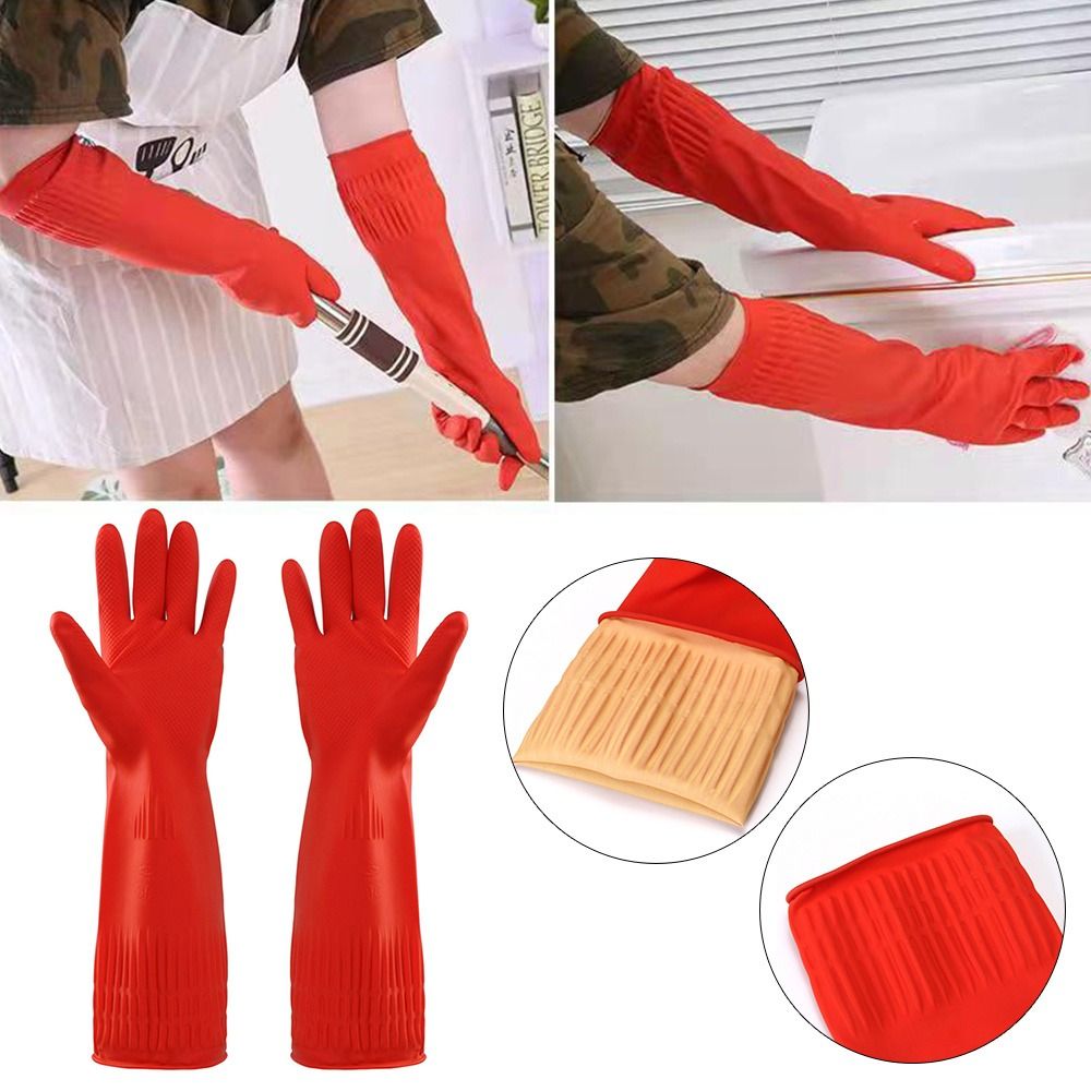 1 Pair Heavy Duty Rubber Glove – Dish Glove Rubber Bewertung und Preis