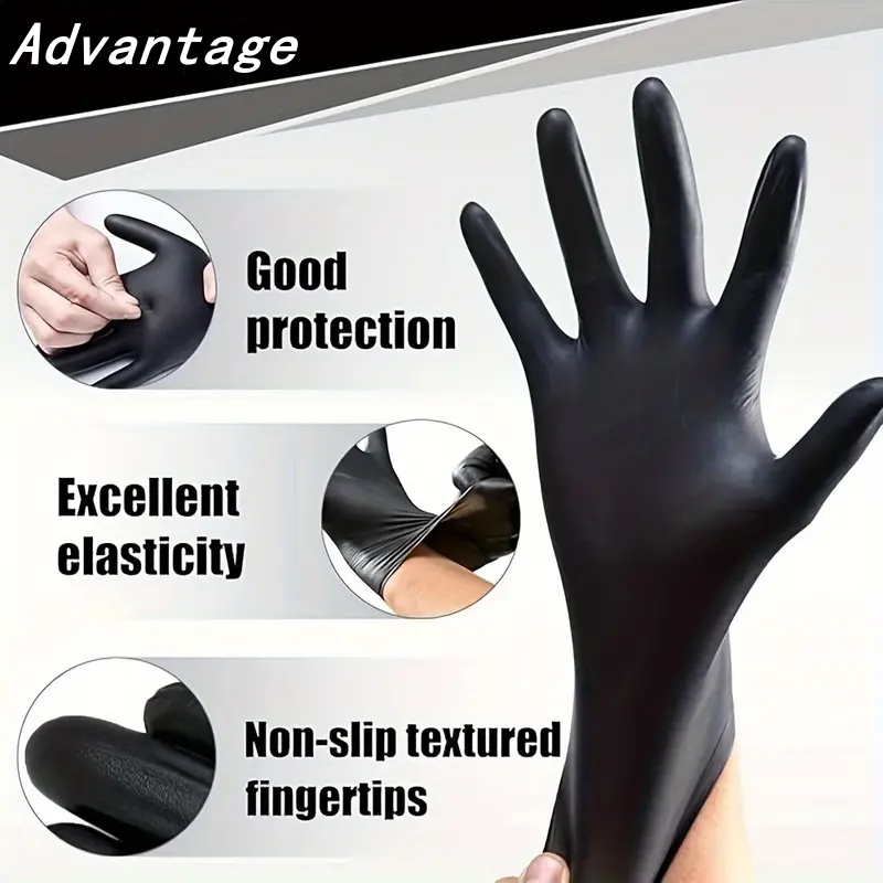 20PCS Black Disposable Nitrile – Latex Disposable Glove Bewertung und Preis