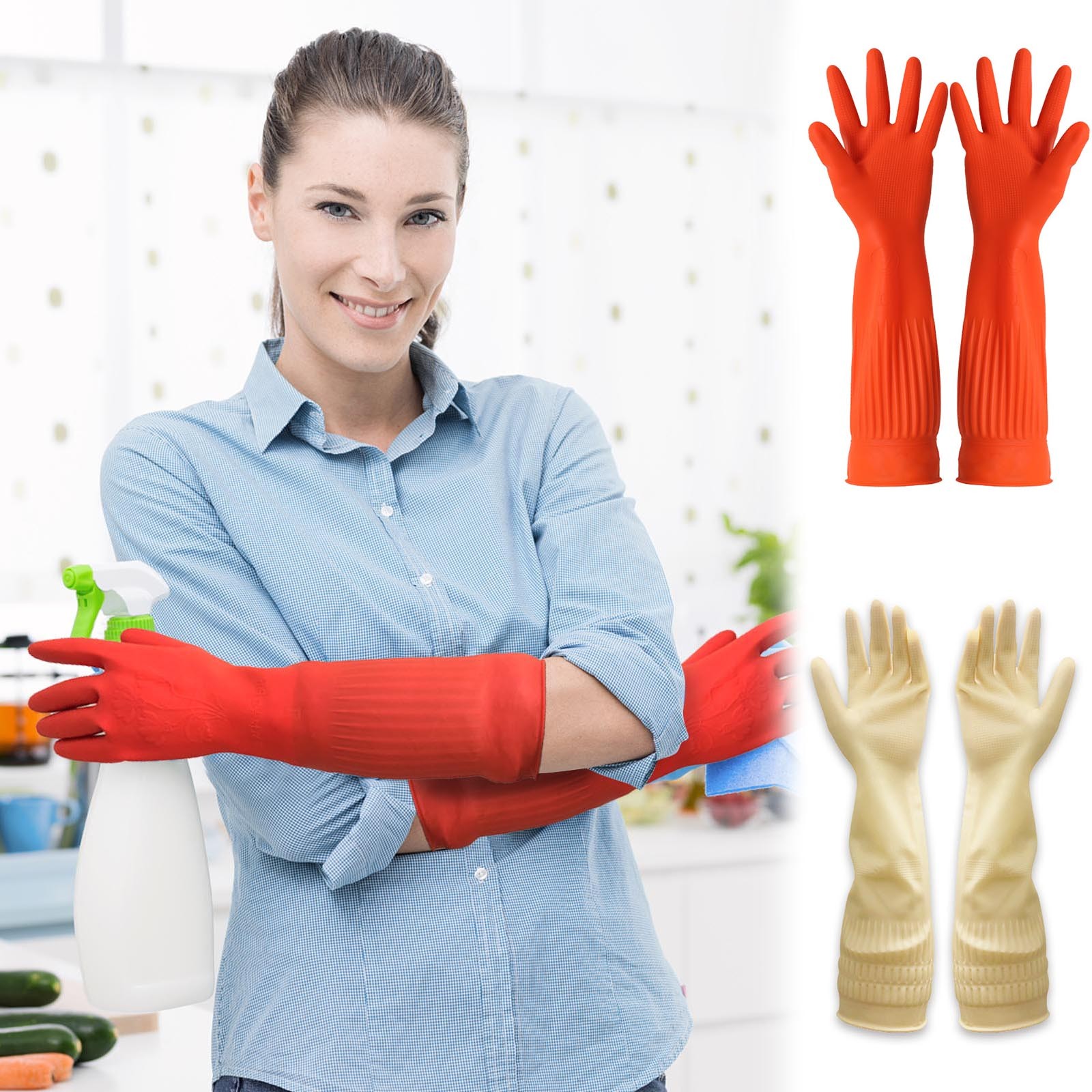 1pair Flexible Comfortable Rub – Dish Glove Rubber Bewertung und Preis