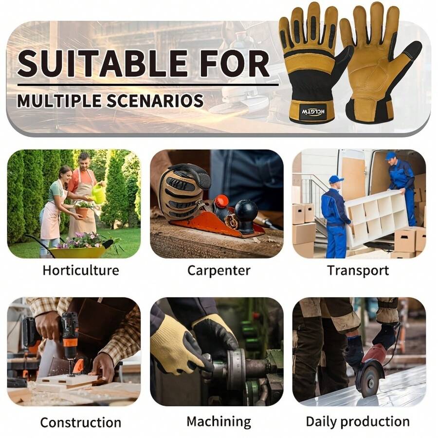 Two Pairs Of Brown Leather Glo – Work Glove Impact Bewertung und Preis