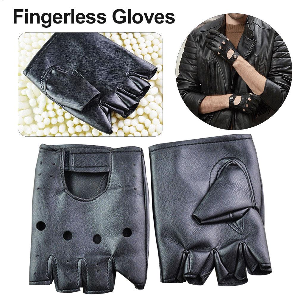 Punk Fingerless Gloves PU Leat – Workout Glove Gym Bewertung und Preis