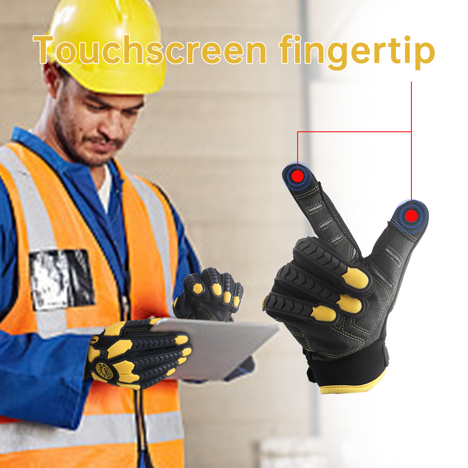 PVC Reinforced Impact Protecti – Work Glove Impact Bewertung und Preis