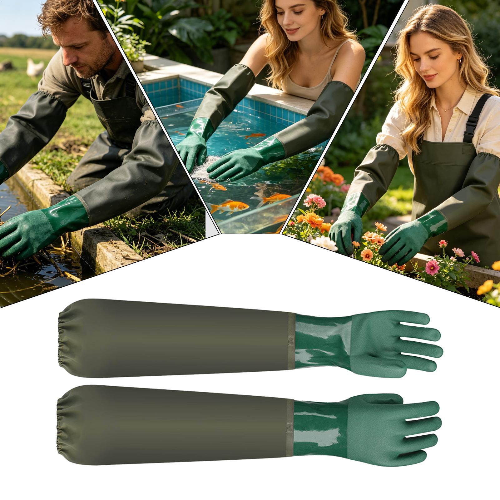 Waterproof Rubber Gloves Long  – Rubber Glove Cleaning Bewertung und Preis