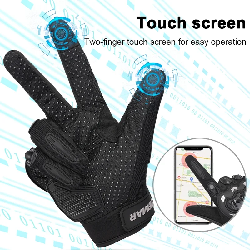 Touch Full-Finger Motorcycle R – Motorcycle Glove Knuckle Bewertung und Preis