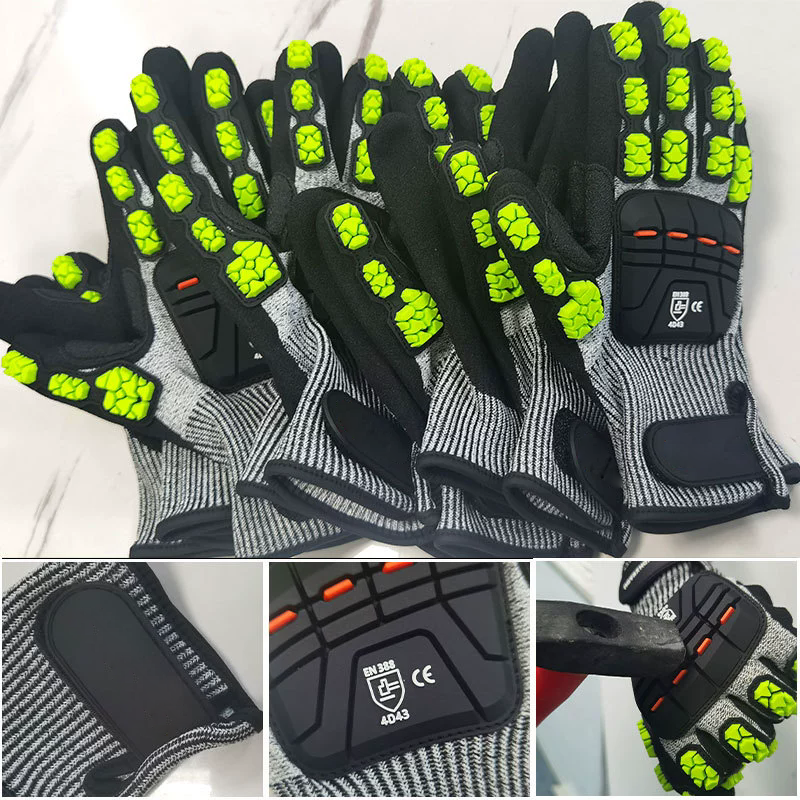 HPPE anti-cutting gloves, TPR  – Cut Resistant Glove Bewertung und Preis