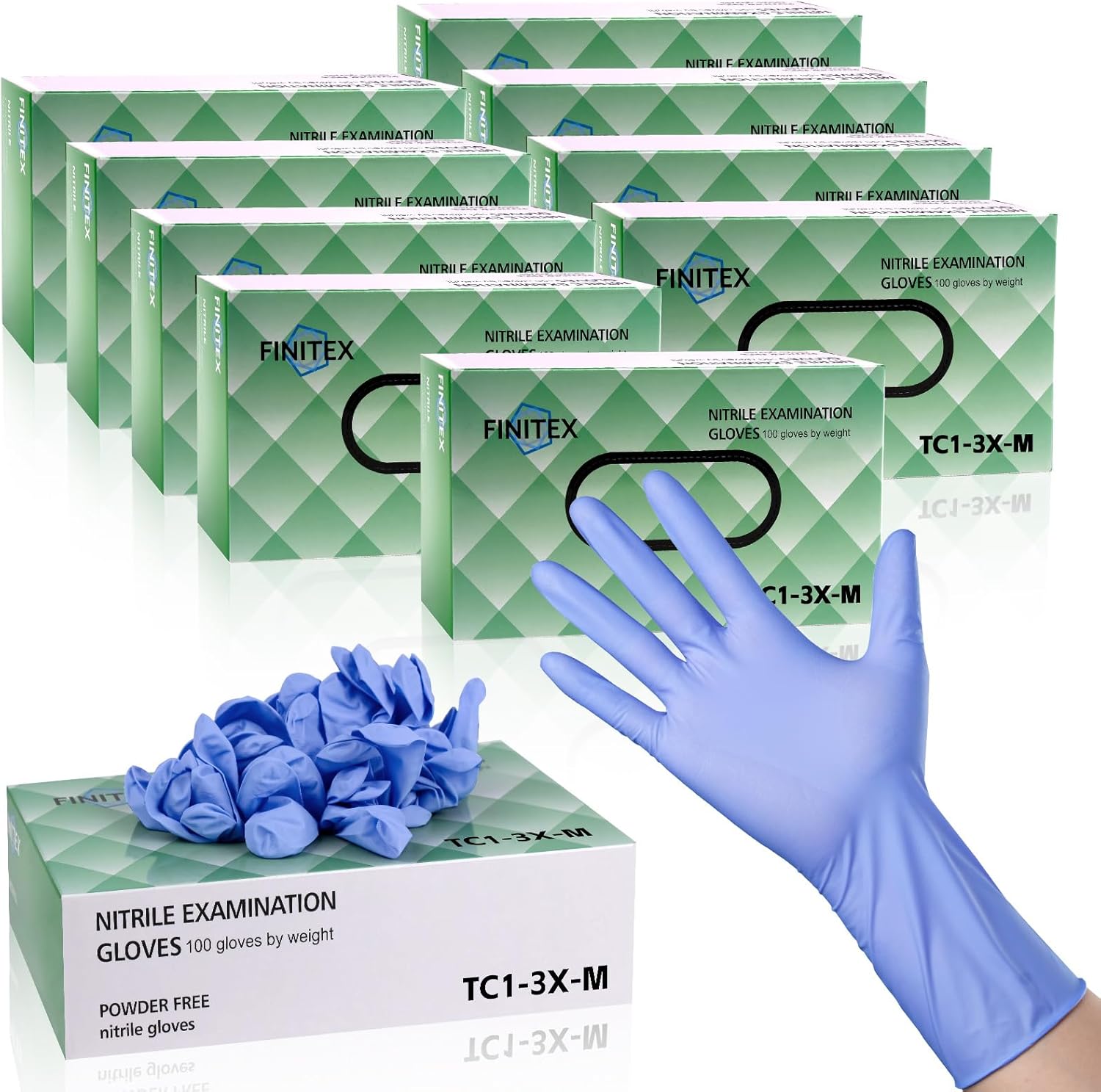 Nitrile Disposable Gloves Ice  – Exam Glove Nitrile Bewertung und Preis