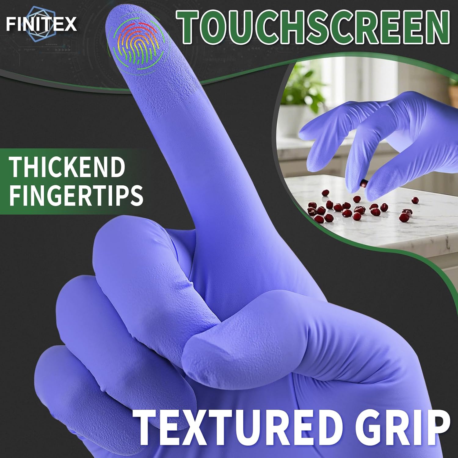 Nitrile Disposable Gloves Ice  – Exam Glove Nitrile Bewertung und Preis