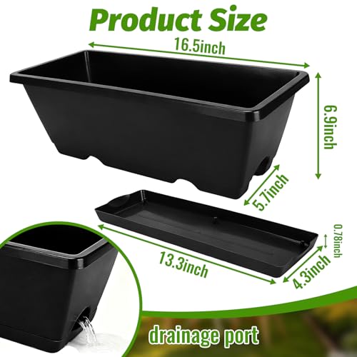 7 Black 17-Inch Rectangular Pl – Gardening Glove Waterproof Bewertung und Preis