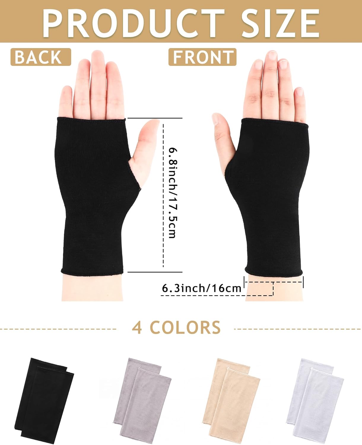 1 pair of sun protection glove – Fingerless Glove Knit Bewertung und Preis
