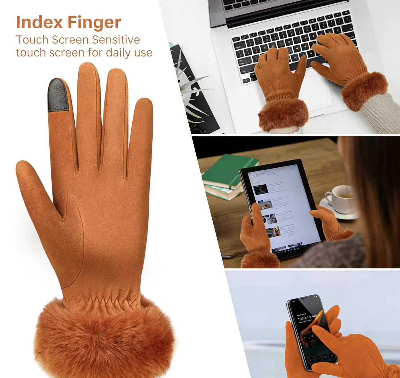 Women's Deerskin Warm Gloves A – Wool Glove Lined Bewertung und Preis