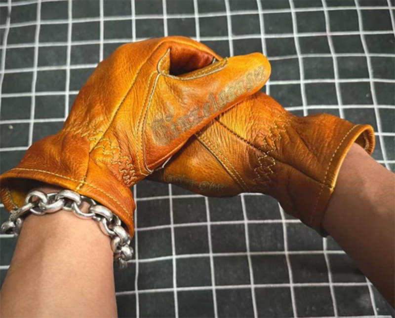 Handmade Genuine Leather Retro – Motorcycle Glove Knuckle Bewertung und Preis