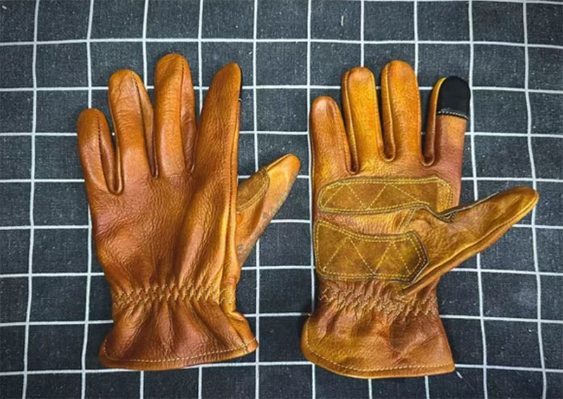 Handmade Genuine Leather Retro – Motorcycle Glove Knuckle Bewertung und Preis